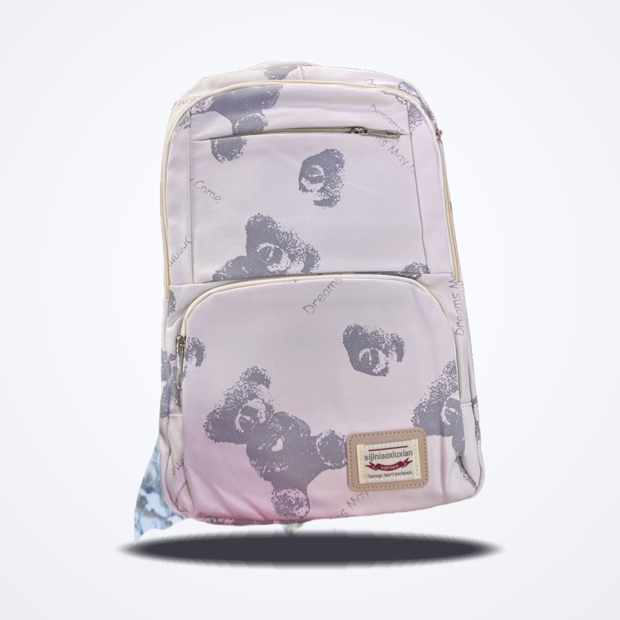 Sac à Dos Oursons Rose Poudré